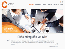 Tablet Screenshot of cdk-group.com